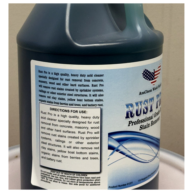 Rust Rocker directions label